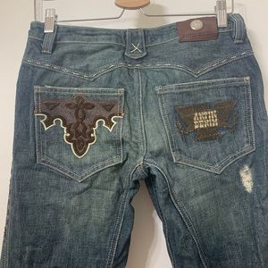 Antik Denim Distressed Jeans Low Rise Size 29